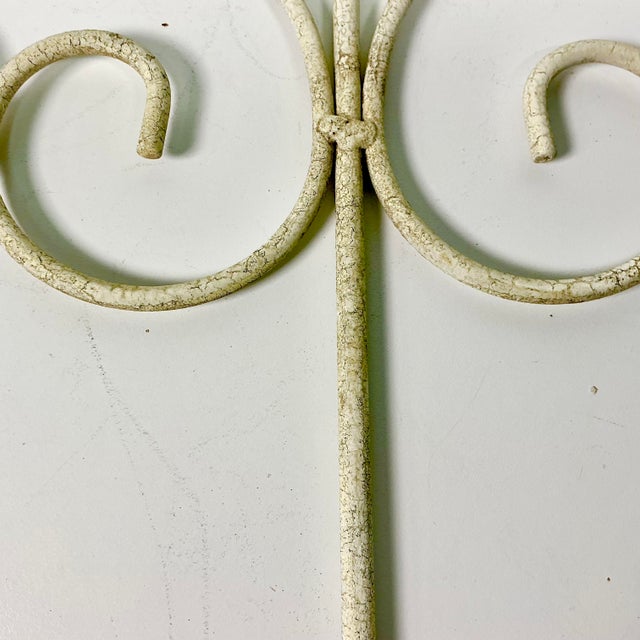 Metal 1940s Vintage Art Nouveau Boho Chic Arts & Crafts Garden Ornaments, Planter Bed Edging - Set of 4 For Sale - Image 7 of 18