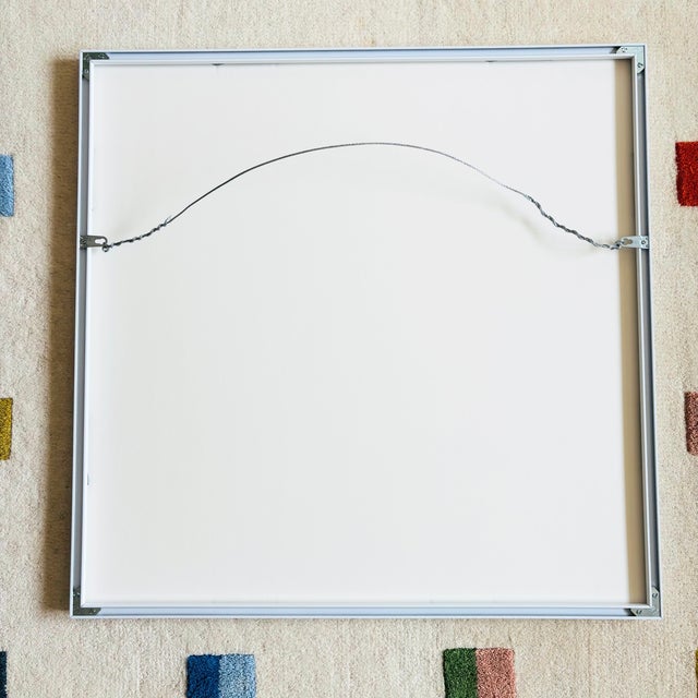 1970s Geometric Abstract Serigraph by Frank Rowland, Titled "Fanfare" For Sale - Image 12 of 12