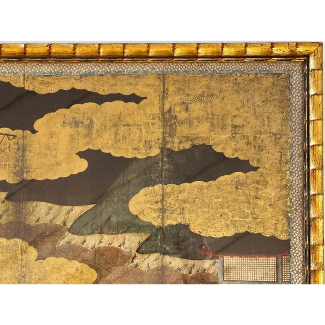 Wood Japanese Print '- Ship Entering the Harbor' For Sale - Image 7 of 9