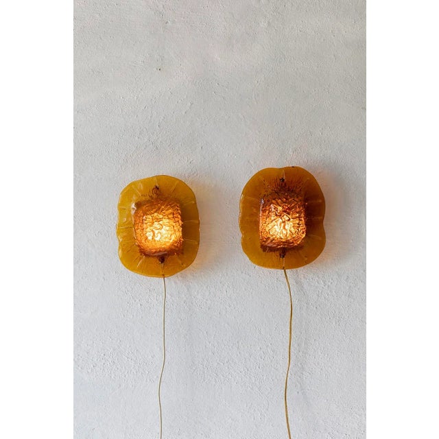 Vintage Medaillon Wall Lamps by Vitrika, 1960s, Set of 2 For Sale - Image 11 of 11