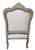 French A Pair of Mid 18th Century Louis XV-style Upholstered Bergere Armchairs With Rococo Influence For Sale - Image 3 of 5