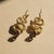 Not Yet Made - Made To Order Massive Snake Earrings With Amethysts in Opened Mouth, Pair For Sale - Image 5 of 7