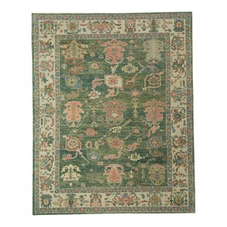 Turkish Oushak Rug 8'5" x 10'5" #20388 For Sale