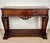 1940s Spanish Carved Console Table with Two Drawers For Sale - Image 4 of 11