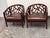 Modern Crate & Barrel Ankara Lounge Chairs, Pair For Sale - Image 3 of 15