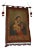 19th Century Italian Religious Banner Ave Maria Oliograph With Tassels For Sale