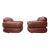 Pair of 1970’s Leather Lounge Chairs by Kurt Hvitsjö. For Sale