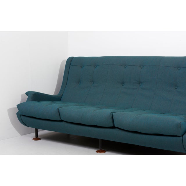 Newly Upholstered Sofa attributed to Marco Zanuso for Arflex For Sale - Image 6 of 14