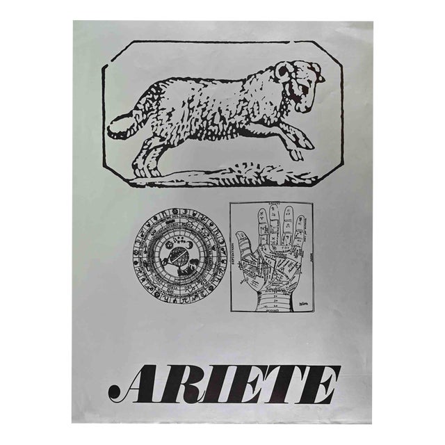 Sergio Barletta, Aries, 1973, Offset For Sale