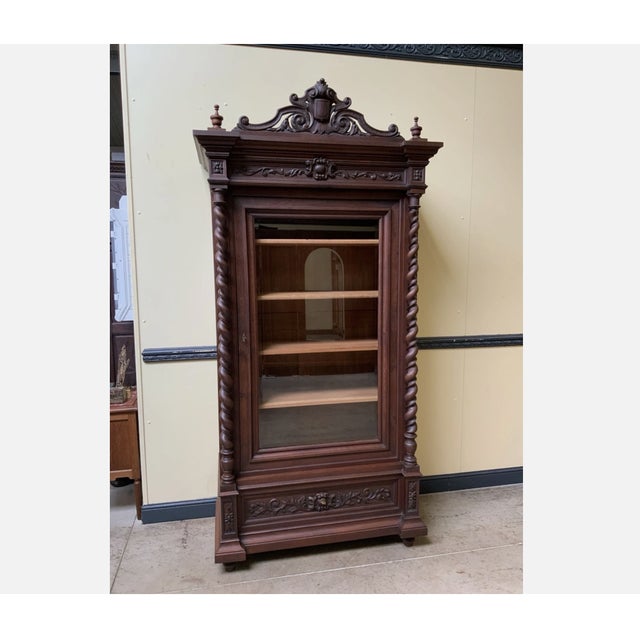 Antique Wilhelminian Style Bookcase, 1880 For Sale - Image 9 of 9
