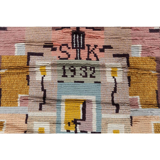 Swedish Rya Rug by Laila Karttunen Doris Leslie Blau Collection For Sale - Image 10 of 10