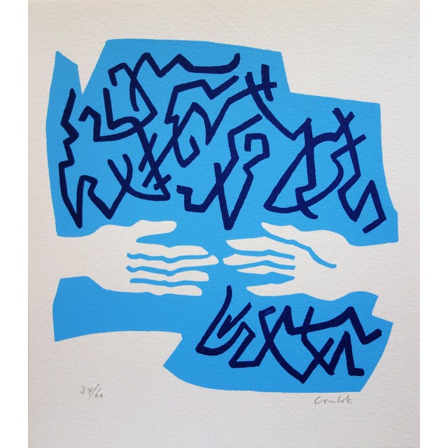 Jean Coulot, Amitié, Screen Print For Sale