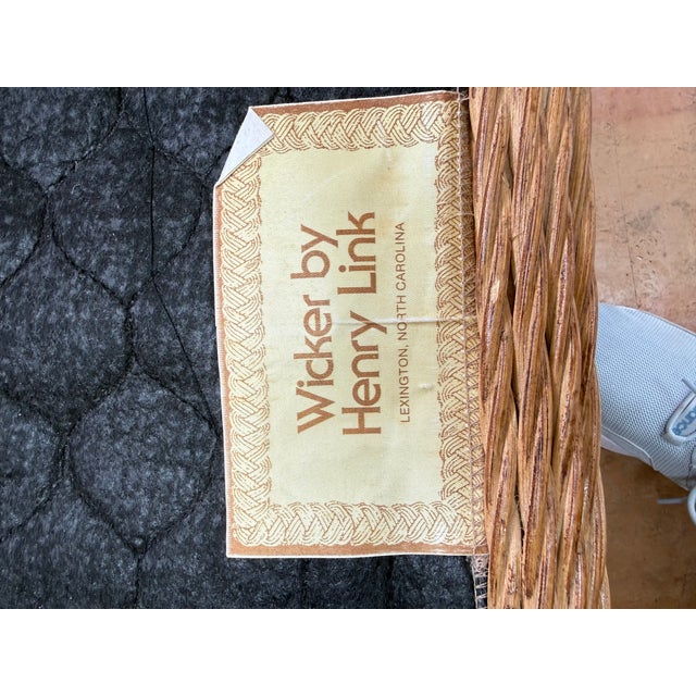 1980s Henry Link Rattan Sofa For Sale - Image 10 of 10