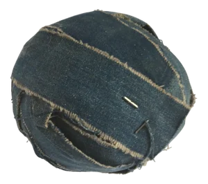 1930s Vintage Denim Decorative Ball