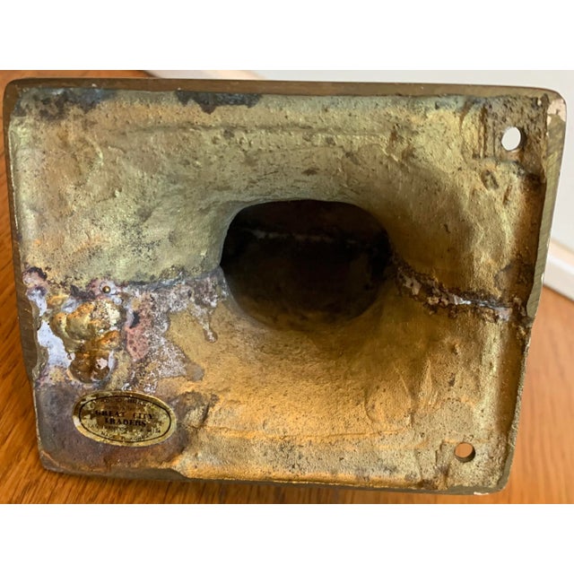 Brass Vintage Brass Cow Head For Sale - Image 8 of 8