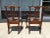 1940s Set of 10 1940s Flamed Mahogany Chippendale Style Dining Chairs For Sale - Image 5 of 12
