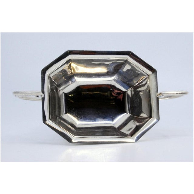 Octagonal Silver Bonbonniere with Zoomorphic Feet For Sale - Image 5 of 10