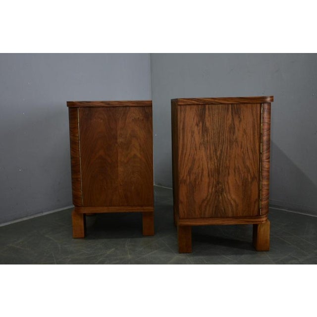 Art Deco Bedside Tables, Czechoslovakia, 1932, Set of 2 For Sale - Image 6 of 18
