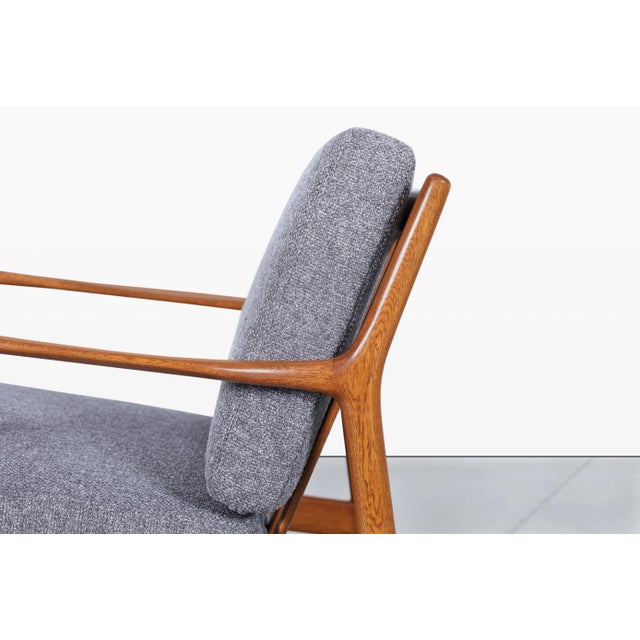 Wood Mid-Century Modern Usa-143 Walnut Lounge Chair by Folke Ohlsson for Dux, 1950s For Sale - Image 7 of 13