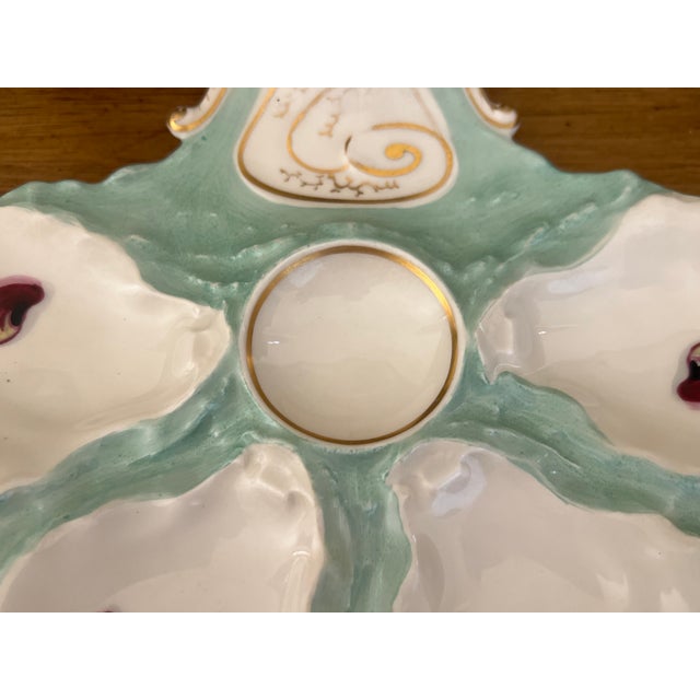 Late 19th Century Limoge Oyster Plate for Haviland Co. For Sale - Image 5 of 12