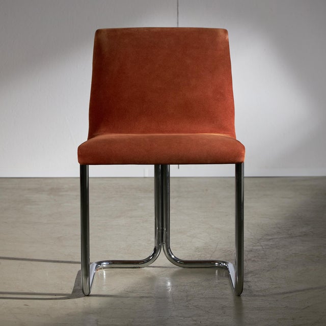 Vintage Velvet Desk Chair For Sale - Image 12 of 12