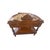 Late 20th Century Late 20th Century Pair of Marge Carson Demilune Side Tables / Nightstands Marble Top For Sale - Image 5 of 14