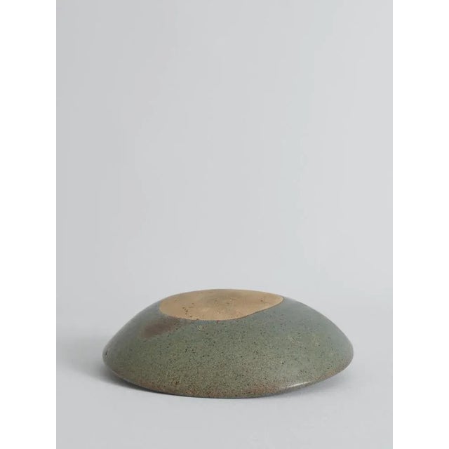 Mid-Century Modern Handmade Stoneware Bowl with Abstract Motif, 1960s For Sale - Image 9 of 18