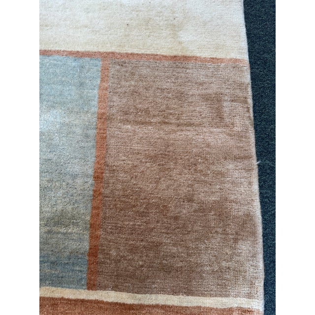 Postmodern 6ft 1in × 9ft 4in Post Modern Geometric Area Rug For Sale - Image 3 of 12