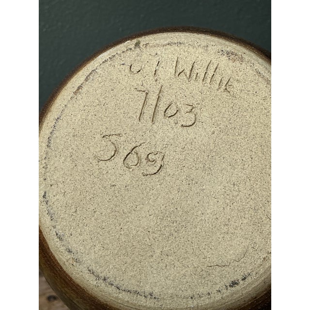 Vintage Original Studio Pottery Pot For Sale - Image 11 of 12