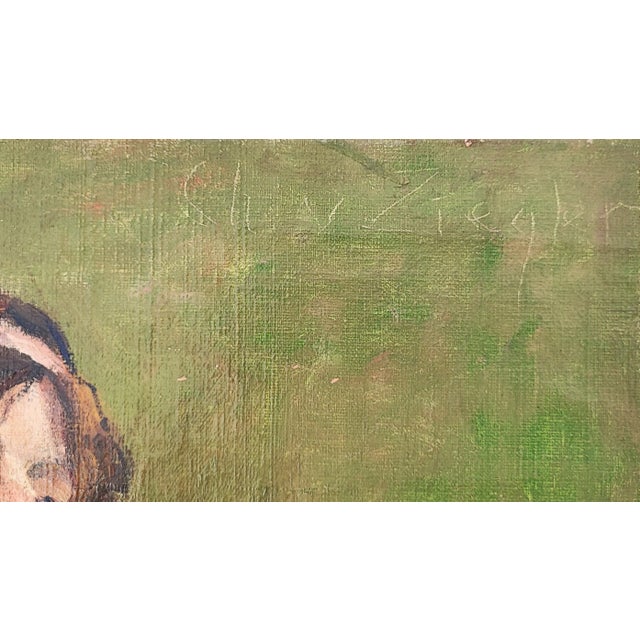 Modern Charles De Ziegler, La danseuse au tutu rose, Oil on Canvas For Sale - Image 3 of 12