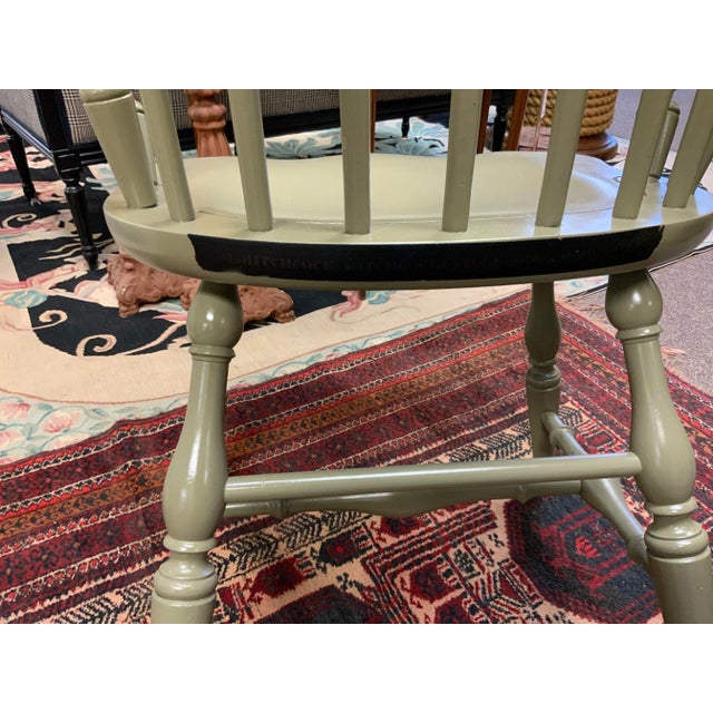 Pair of Late 20th Century Hitchcock Windsor Armchairs For Sale In New York - Image 6 of 11