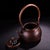 Late 20th Century Vintage Hand-Hammered Copper Teapot With Gemstone Inlay and Cloud Motif For Sale - Image 5 of 9
