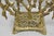 Mid 20th Century Vintage Mid Century Modern Brutalist Brass Judaica Candelabra by Wainberg For Sale - Image 5 of 11
