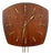 Mid Century Modern Wall Clock Rosewood Pendulum Weights Hanging Junghans Chime For Sale