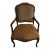 2000s Baker Furniture Green Side Chair For Sale