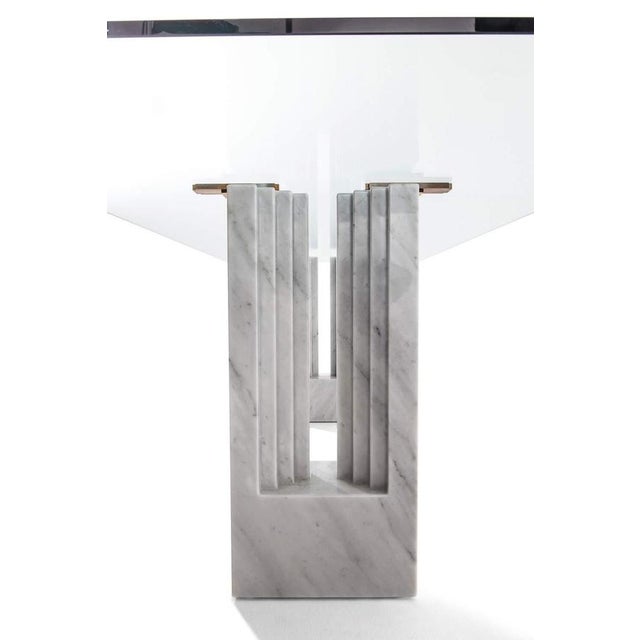 Marcel Breuer and Carlo Scarpa Delfi Table For Cassina The design table with rectangular top reflects the re-design of a...