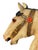19th Century Carousel Horse W/Glass Eyes, Peek-a-Boo Mane and Real Horse Hair Tail For Sale - Image 11 of 18