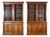 Large Antique English Oak Glazed Bookcase Cabinet, 1880 For Sale
