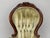 Wood Mid 20th Century His and Hers Victorian Carved Floral Parlor Chairs - Set of 2 For Sale - Image 7 of 14
