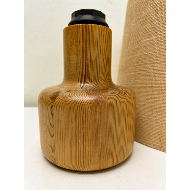 Mid-Century Table Lamp in Pine Wood by Bestform, 1960s For Sale - Image 6 of 11