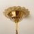 Splendid rich and elegant chandelier by barovier with wonderful hand-blown murano glass with amber colored inclusions. An...