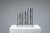 Triple Column Table Lamp in Stainless Steel attributed to Goffredo Reggiani, 1960s For Sale - Image 9 of 18