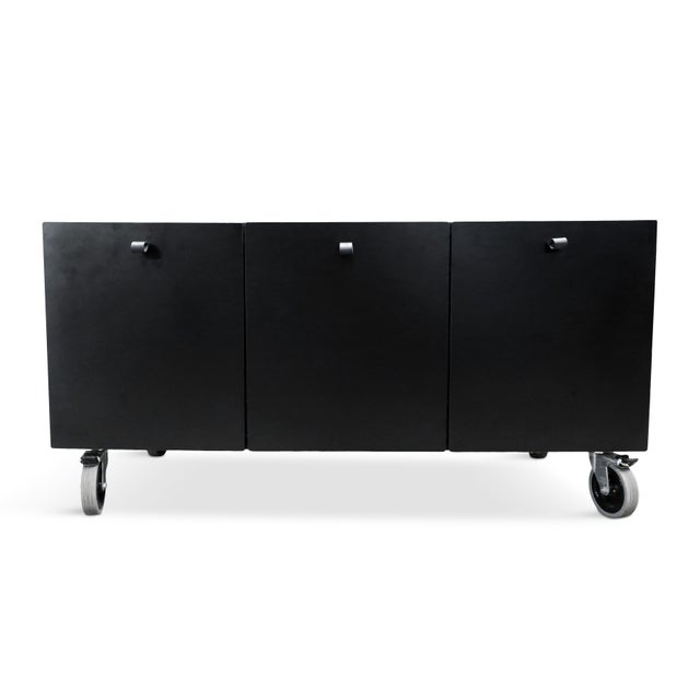 Black Rolling Storage by Bulo Chairish