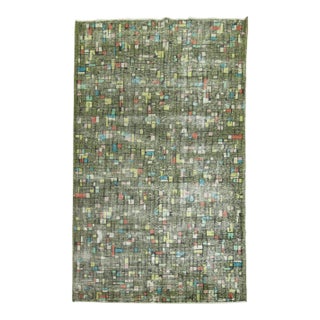 Tetris Turkish Deco Zeki Muren Rug - 5'11" x 9'7" For Sale