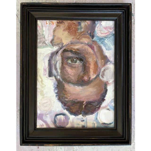 White The Looking Glass, Original Oil Paintings, by Van Ness, Framed Arts For Sale - Image 8 of 9