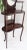 Solid Mahogany Organic Shape Oval Beveled Glass Staggered 4-Tier Étagère Shelf For Sale - Image 6 of 12