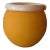 80s Larry Laslo Style Vase in Tangerine and Champagne Pink For Sale