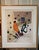 Signed by 'Peters' Large Mid-Century Style Modern Abstract Fish Mixed Media Collage - Framed For Sale In Tampa - Image 6 of 18