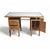 Large Oak Architect's Desk, 1940s For Sale - Image 10 of 18