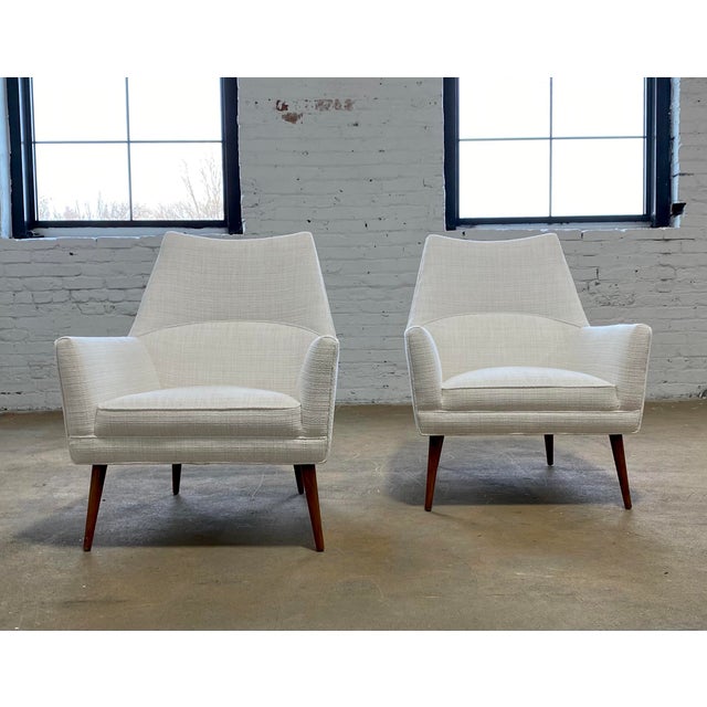 1960s Paul McCobb Squirm Chairs - a Pair For Sale - Image 5 of 12